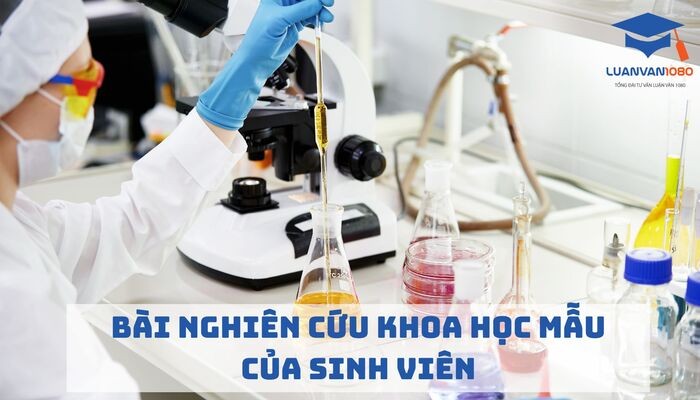 bài nghiên cứu khoa học mẫu của sinh viên