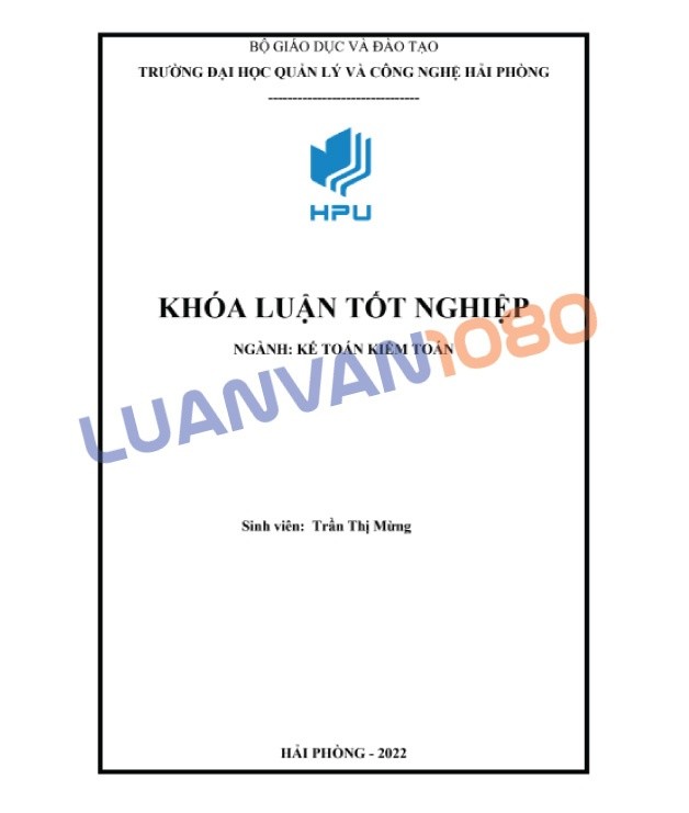 Luận văn tốt nghiệp kế toán vốn bằng tiền