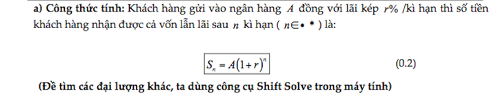 Công thức tính lãi suất đơn