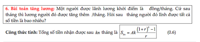 Công thức tính lãi kép