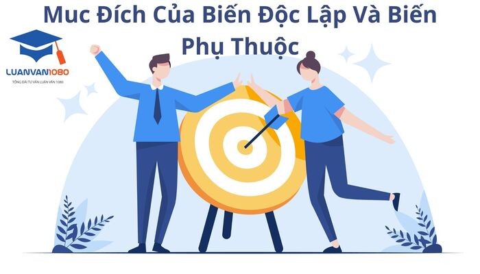 Mục đích của biến độc lập và biến phụ thuộc