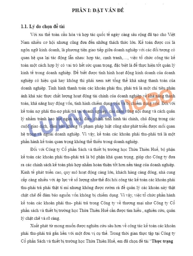 Thực trạng công tác kế toán các khoản phải thu khó đòi ở Thừa Thiên Huế
