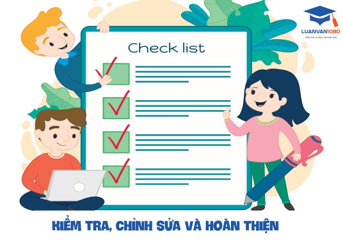 Kiểm tra, chỉnh sửa và hoàn thiện