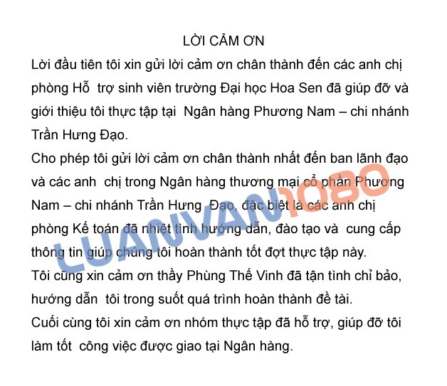  Luận văn kế toán thanh toán tại ngân hàng Thương Mại