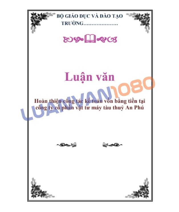 Luận văn kế toán vốn bằng tiền tại Công ty vật tư