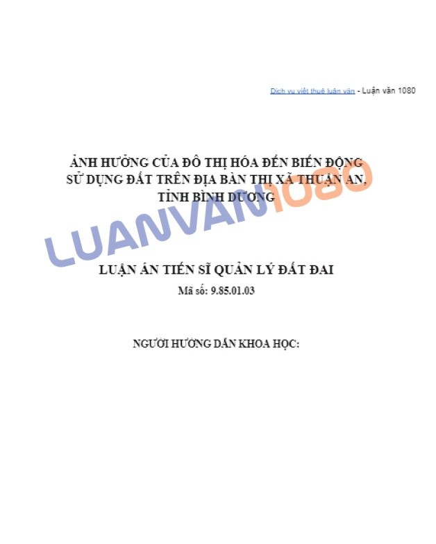  Luận văn quản lý đất đai khu công nghiệp