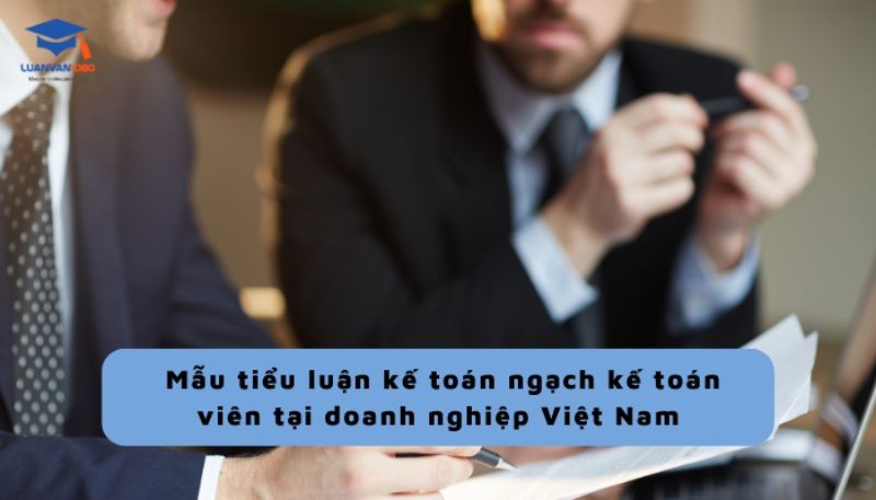 Mẫu tiểu luận kế toán ngạch kế toán viên tại doanh nghiệp Việt Nam