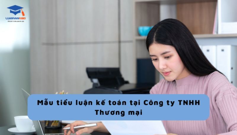 Mẫu tiểu luận kế toán tại Công ty TNHH Thương mại