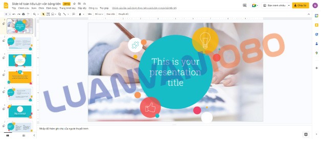 Slide tiểu luận về kế toán vốn bằng tiền