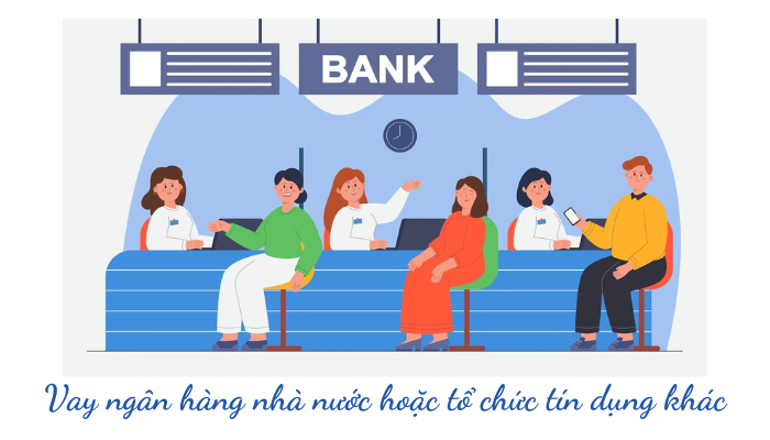 Vay ngân hàng nhà nước hoặc tổ chức tín dụng khác