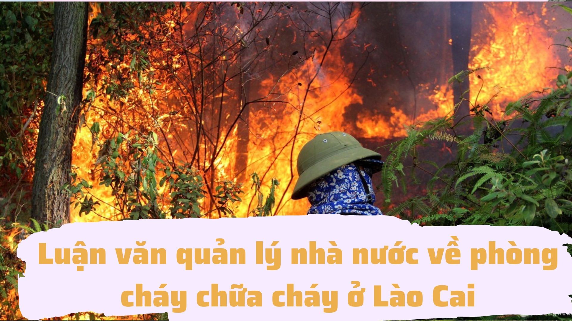 Luận văn quản lý nhà nước về phòng cháy chữa cháy ở Lào Cai