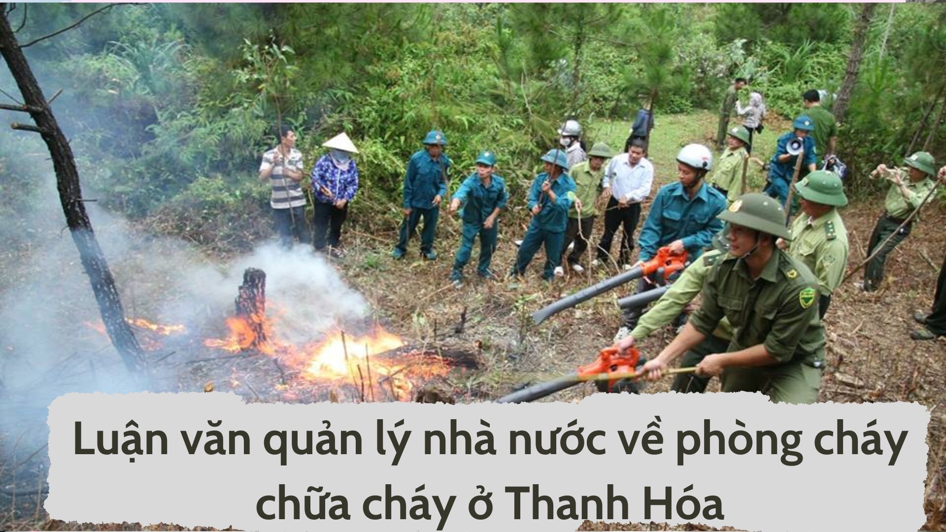 Luận văn quản lý nhà nước về phòng cháy chữa cháy ở Thanh Hóa