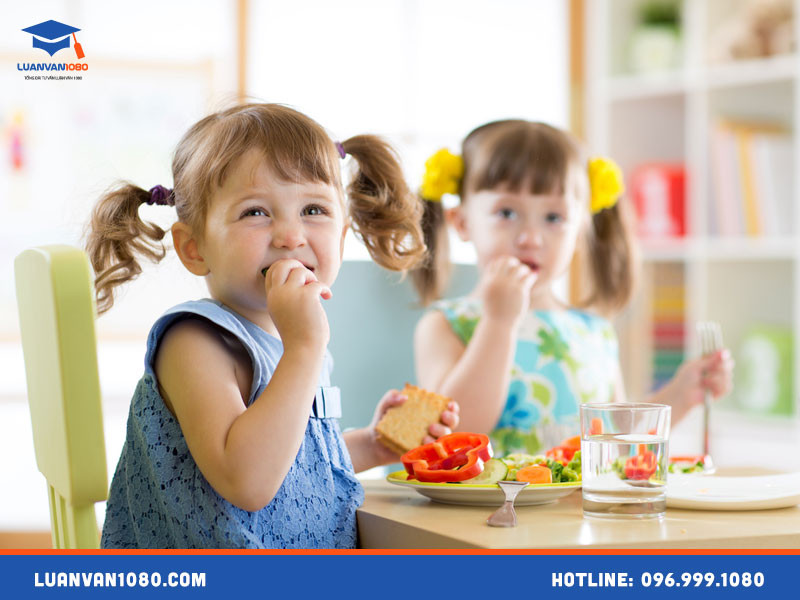 Sáng kiến kinh nghiệm dinh dưỡng cho trẻ mầm non